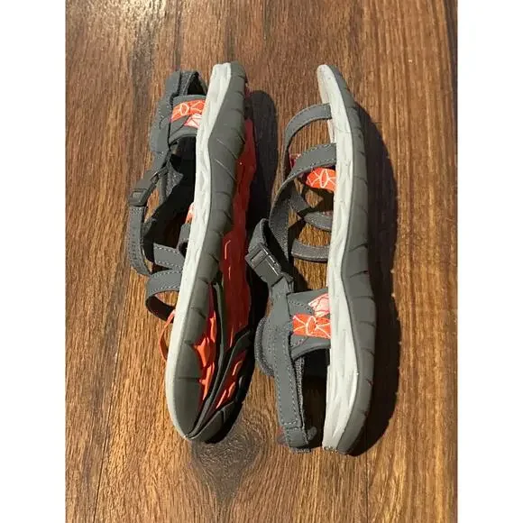 Merrell Sandals Siren Cardia Q Form 2 Hiking Active Strappy Sandals Gray Orange - Picture 4 of 10